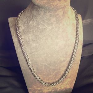 ❤️76 count CZ sterling silver 17in necklace!!! ❤️
